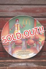 画像: ct-220301-05 McDonald's / 1989 Collectors Plate "Hamburger University"