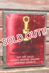 画像: dp-220301-28 WOODBURN DRAGSTRIP / RPM CHASSIS 2007 Plaque