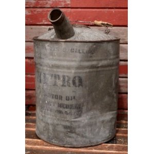 画像: dp-220301-38 SOCONY-VACUUM / "METRO" 1930's 5 U.S.GALLONS Can