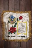 画像1: dp-220301-06 U.S.ARMY "FORT POLK" 1950's-1960's Cushion Cover