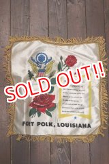 画像: dp-220301-06 U.S.ARMY "FORT POLK" 1950's-1960's Cushion Cover