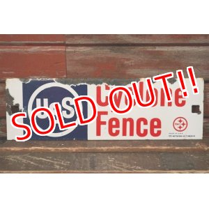 画像: dp-220401-26 USS Cyclone Fence / Vintage Sign