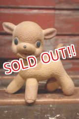 画像: ct-220401-41 REMPEL / 1940's-1950's Lamb Sheep Squeaky Doll