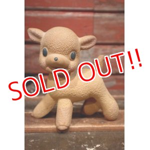 画像: ct-220401-41 REMPEL / 1940's-1950's Lamb Sheep Squeaky Doll