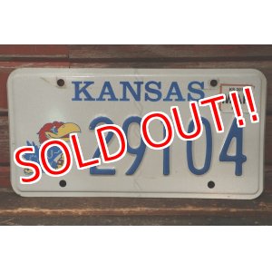 画像: ct-220401-32 University of Kansas / KANSAS JAYHAWKS License Plate