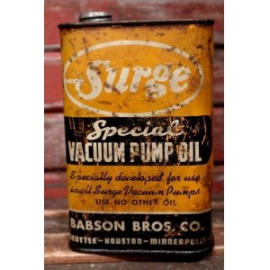 画像: dp-220401-194 Surge / Vintage VACUUM PUMP OIL Can