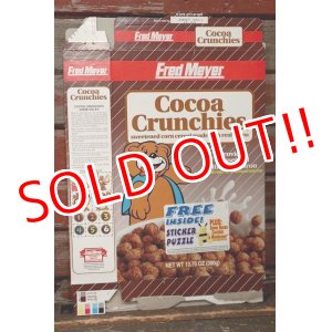 画像: ct-220401-78 FRED MEYER / Cocoa Crunchies 1999 Cereal Box