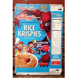 画像: ct-220401-78 Kellogg's / RICE KRISPIES 2002 SPIDER-MAN Cereal Box