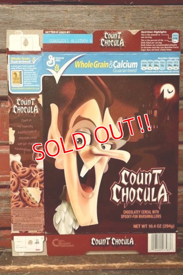 画像1: ct-220401-78 General Mills / COUNT CHOCULA 2010 Cereal Box