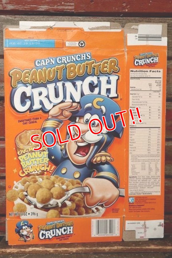 画像1: ct-220401-78 QUAKER / CAP'N CRUNCH'S 2007 PEANUT BUTTER CRUNCH Cereal Box