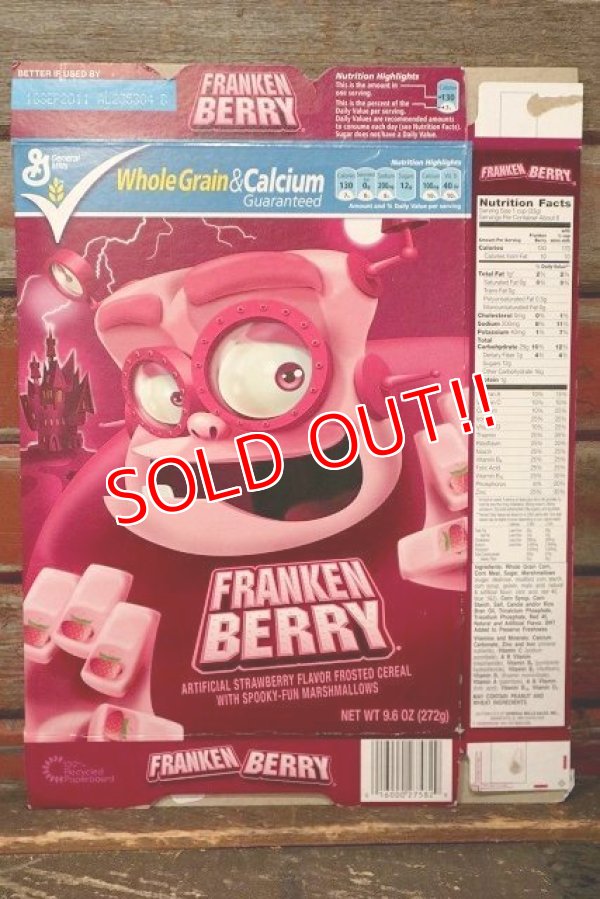 画像1: ct-220401-78 General Mills / FRANKEN BERRY 2010 Cereal Box