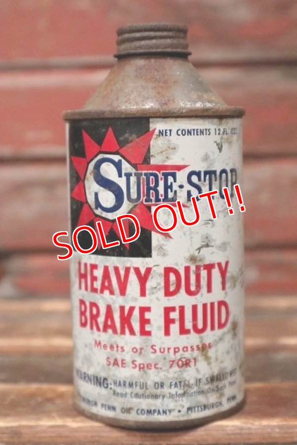 画像1: dp-220401-184 SURE-STOP / HEAVY DUTY BRAKE FLUID 12 FL.OZ. Can