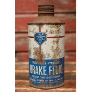 画像: dp-220401-187 Blue CREST / HEAVY DUTY HYDRAULIC BRAKE FLUID 12 FL.OZ. Can