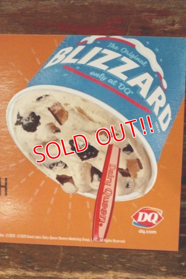 画像2: dp-220401-28 Dairy Queen / Store Menu Card Sign 2020 "CARAMEL BROWNIE BLIZZARD"