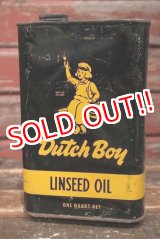 画像: dp-220501-33 Dutch Boy / 1960's LINSEED OIL Can