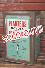 画像: ct-220501-50 PLANTERS / MR.PEANUT 1960's NOVALA PEANUT OIL 5 GALLONS Can