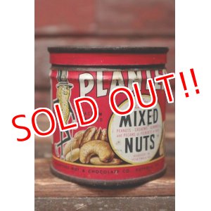 画像: ct-220501-62 PLANTERS / MR.PEANUT 1930's-1940's MIXED NUTS Can