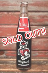 画像: dp-210301-105 Coca Cola / 1983 North Carolina State University Wolfpack Bottle