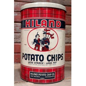 画像: dp-220501-21 HILAND / Vintage Potato Chips Can