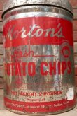 画像2: dp-220501-21 Morton's / Vintage Potato Chips Can