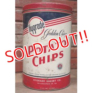 画像: dp-220501-21 Hygrade Golden Chips / Vintage Potato Chips Can