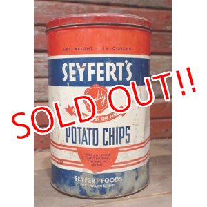 画像: dp-220501-21 SEYFERT'S / Vintage Potato Chips Can