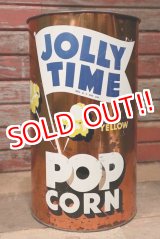 画像: dp-220501-81 JOLLY TIME POP CORN / 1970's Tin Trash Can