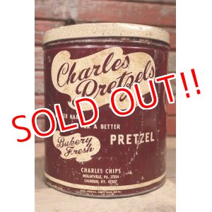 画像: dp-220501-21 Charles Pretzels / Vintage Pretzels Can