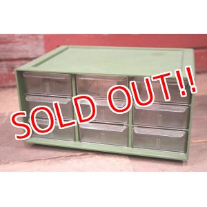 画像: dp-220501-98 Vintage Plastic Parts Cabinet