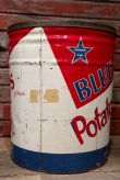 画像5: dp-220601-12 BLUE STAR / Vintage Potato Chips Can