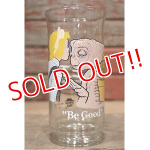 画像: ct-220601-73 E.T. / Pizza Hut 1982 Novelty Glass "Be Good" 