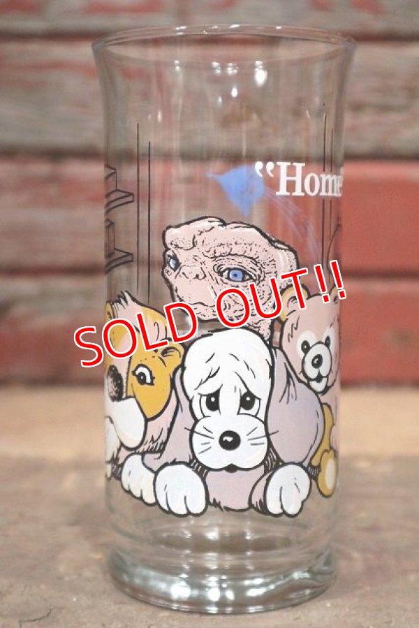 画像1: ct-220601-74 E.T. / Pizza Hut 1982 Novelty Glass "Home" 