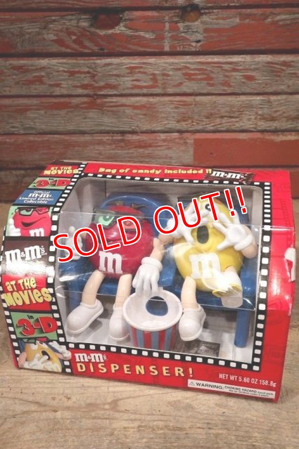 画像1: ct-220601-01 Mars /  M&M's "AT THE MOVIES IN-3D" Candy Dispenser (Box)