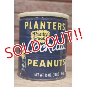 画像: dp-220601-26 PLANTERS / MR.PEANUT 1960's-1970's Party Pack Cocktail Peanuts Tin Can