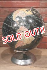 画像: dp-220601-13 WEBER COSTELLO CO. / 1940's 12 Inch Straight Black Ocean Globe