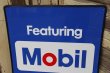 画像2: dp-220601-10 Mobil / Featuring Mobil motor Oils W-side Metal Sign