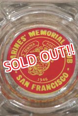 画像: dp-20719-34 MARINES' MEMORIAL CLUB SAN FRANCISCO / Vintage Glass Ashtray