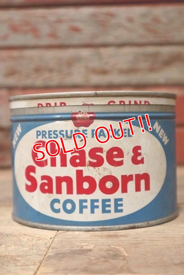 画像1: dp-20719-16 Chase & Sanborn COFFEE / Vintage Tin Can