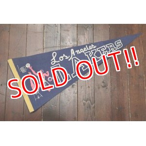 画像: dp-220719-07 Los Angels LAKERS / Vintage Pennant