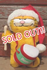 画像: ct-220719-23 Garfield / DAKIN 1980's Plush Doll "Happy Holidays"