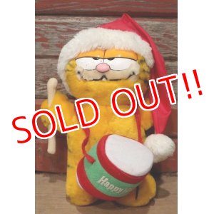 画像: ct-220719-23 Garfield / DAKIN 1980's Plush Doll "Happy Holidays"