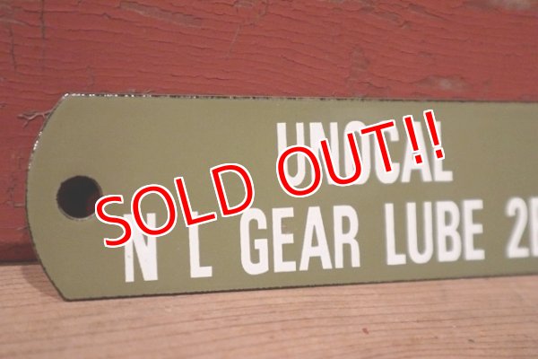 画像2: dp-220801-27 UNOCAL N L GEAR LUBE 2EP / 〜1960's Gas Pump Plate