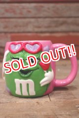 画像: ct-220601-01 MARS / M&M's 2003 Ceramic Mug "Green・Valentine"