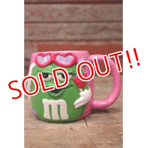 画像: ct-220601-01 MARS / M&M's 2003 Ceramic Mug "Green・Valentine"