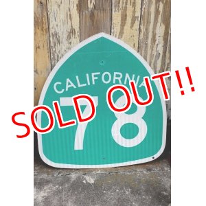 画像: dp-220801-13 Road Sign CALIFORNIA Freeway 78 Sign