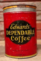 画像: dp-220810-15 Edward's DEPENDABLE Coffee / Vintage Tin Can