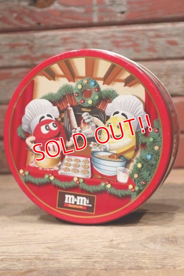 画像1: ct-220601-01 MARS / M&M's 2000's Holiday Season Tin Can