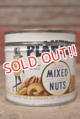 画像: ct-220810-02 PLANTERS / MR.PEANUT 1940's Salted MIXED NUTS Can