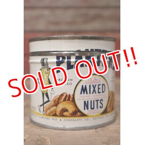 画像: ct-220810-02 PLANTERS / MR.PEANUT 1940's Salted MIXED NUTS Can