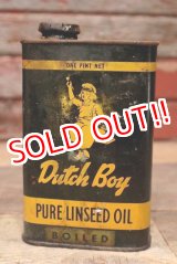 画像: dp-220901-13 Dutch Boy / 1960's PURE LINSEED Can